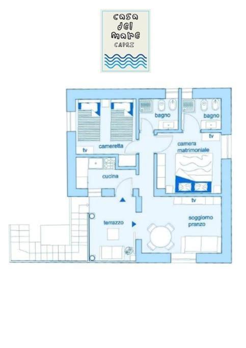 Vila Casa Del Mare Capri Exteriér fotografie